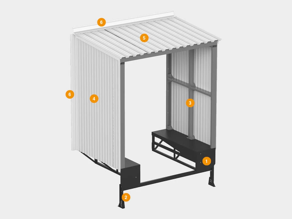 Тамбур перегрузочный лёгкой серии DHA